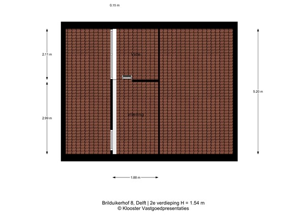 Plattegrond - Brilduikerhof 8, 2623 NT Delft - Brilduikerhof 8-2e.jpg